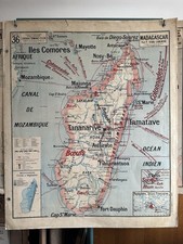 Carte Affiche scolaire Vidal