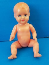 Ancienne petite poupée MILO (Italie) - bébé de 8 cm - yeux dormeurs -