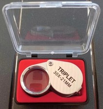 LOUPE DE POCHE EN ACIER X30