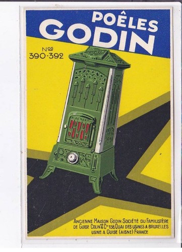 Publicite poêles godin - publicite, :