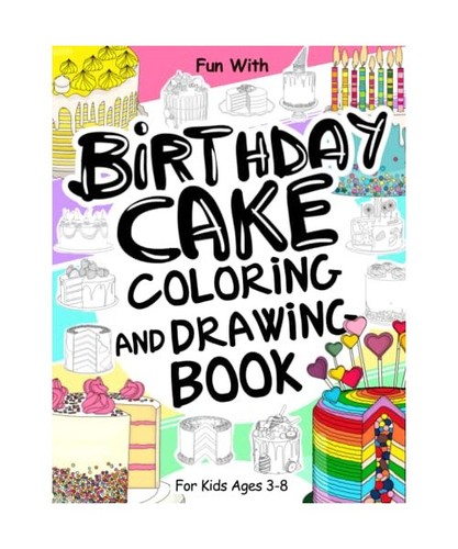 Birthday cake coloring and - cake,