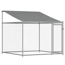Cage pour chien avec toit et