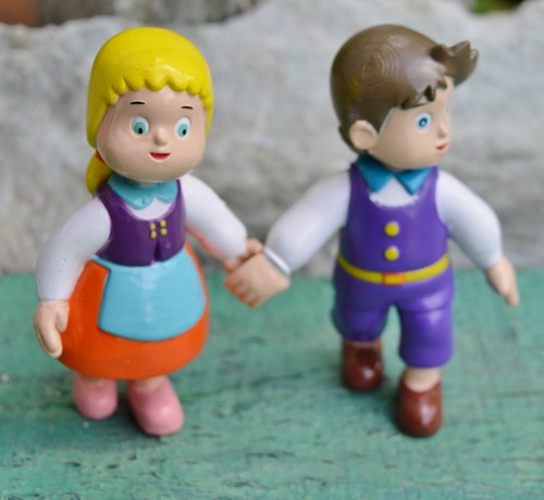 Figurines souples couple -  figurines,