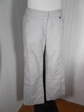  Pantalon à pont coton gris