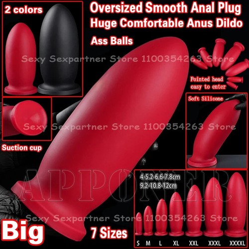 4cm 12cm silicone butt plug - silicone,