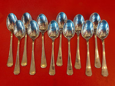 Christofle América Cuillères Argent Plaqué Silver Silber Soupe