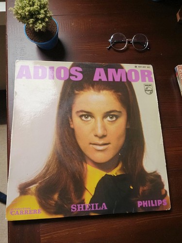 Disque vinyle sheila adios - vinyle,