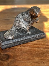 Bronze Argenté Animalier XX