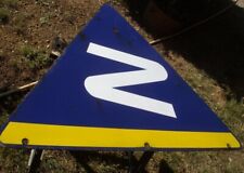 très ancien grand panneau de