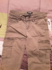 Jeans skinny Jennyfer kaki style treillis femme Taille 32 - Comme neuf