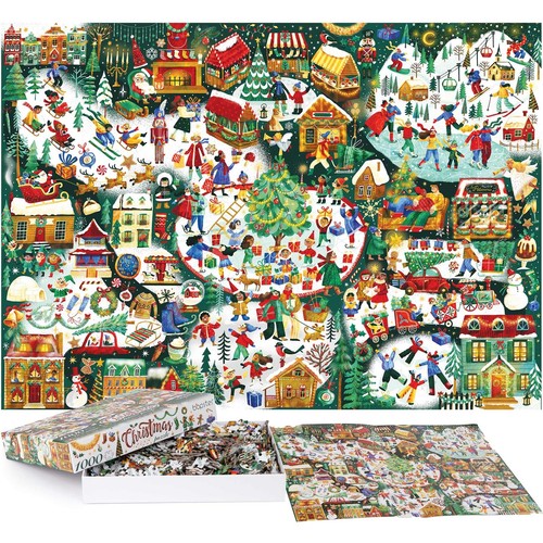 Puzzle noël illustré de - de,
