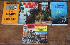 ERWAN BERGOT - LOT DE 6 LIVRES - LEGION / ALGERIE / DIEN BIEN PHU - 1975 à 1995