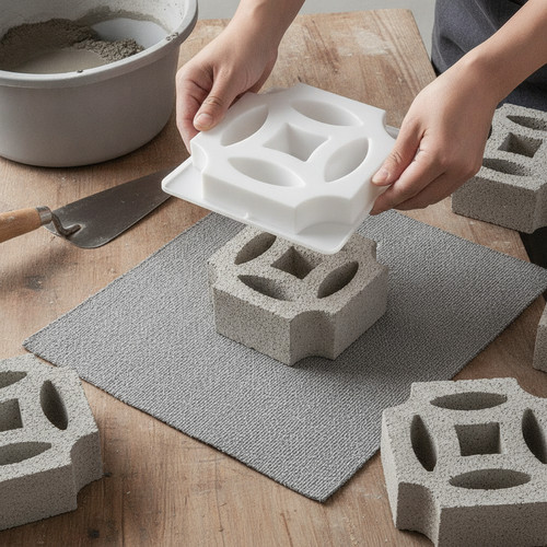 Moule béton pour - pavés, de