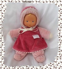 Doudou Poupée Peluche Rose