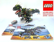 LEGO Creator Monster Dino 4958, Dinosaure télécommandé sonore TBE + 2/3 notices
