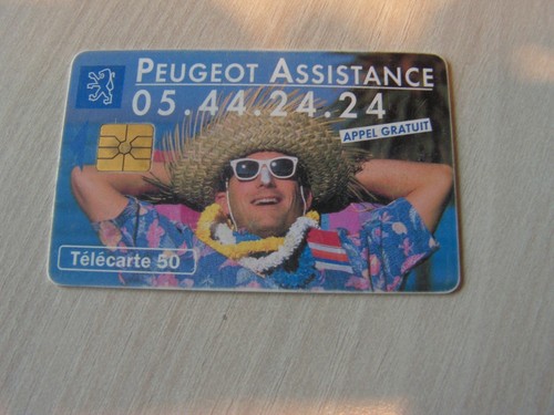 Télécarte peugeot - télécarte,