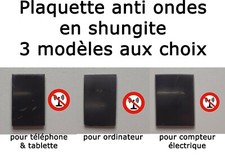PLAQUE SHUNGITE AUTOCOLLANTE