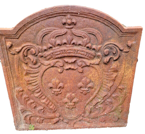 Plaque ancienne cheminée - plaque, de