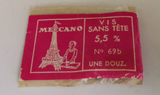 '' MECCANO ''  boite de 12 vis