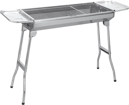 Barbecue charbon bois inox - barbecue,