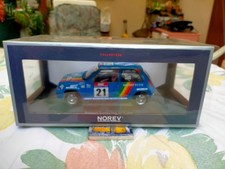 Renault Supercinq GT Turbo 1/18è couleur bleue avec arc-en-ciel Collectors Norev