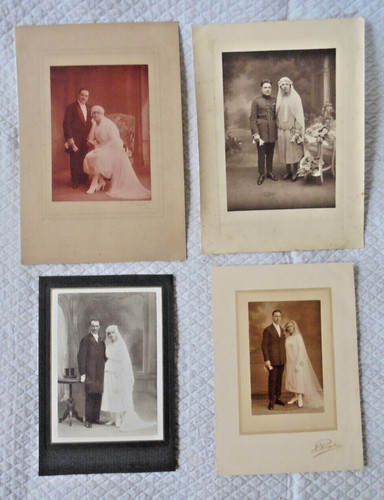 Lot photos anciennes mariage - lot,