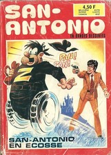 RARE EO SAN ANTONIO  EN ECOSSE  ( BD PETIT FORMAT NOIR & BLANC  EDS MLC 1975 )