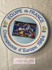 Assiette commémorative Equipe