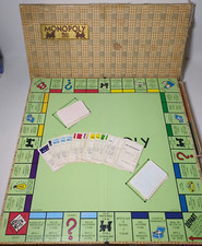 Monopoly Vintage Très Abîmé Jeu De Société Ancien Miro Company En Français, LIRE