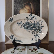 Plat de service ovale E.C