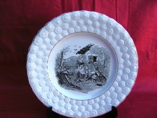 assiette calendaire,avril,au poulailler 