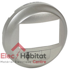 Enjoliveur pour détecteur de mouvement finition titane Céliane Legrand 068326