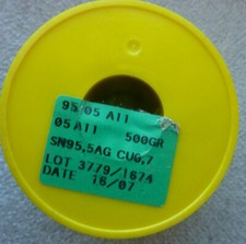 soudure étain argent cuivre ( 0,5 mm de diametre ) ( longueur 4 mètres par lot