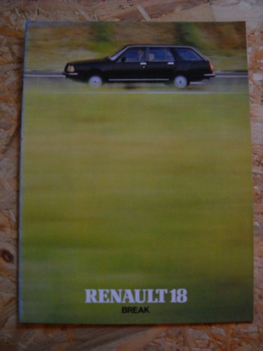 Catalogue brochure renault - renault, 18