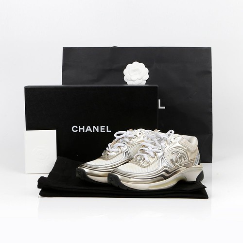 Chanel sneakers laminés 5 - chanel, 36.5