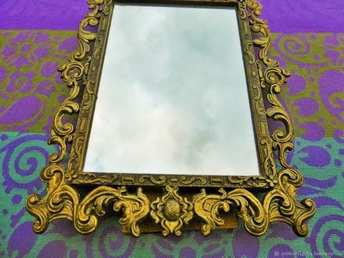 Cadre photo miroir table - cadre,