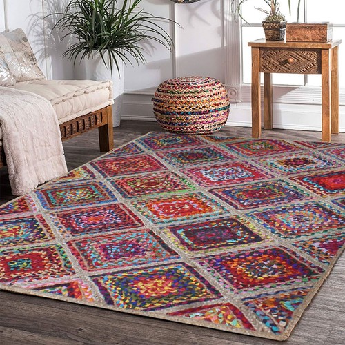 Handmade jute naturel coton - jute,