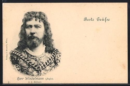 Carte postale chanteur
