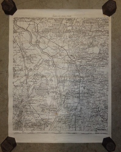 Partie agrandie carte - agrandie, la