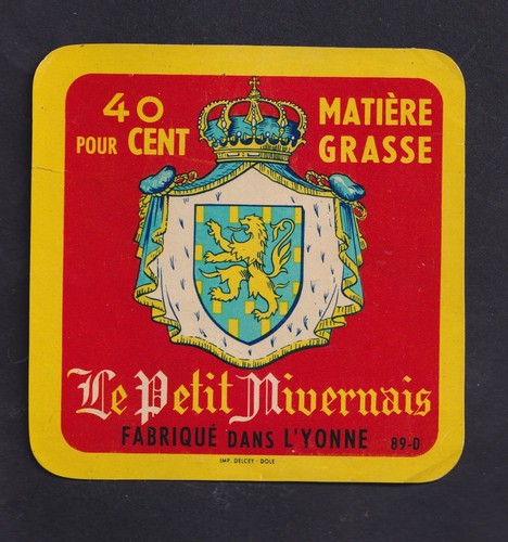 Ancienne étiquette fromage - ,