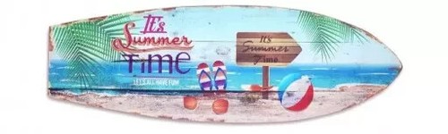 Plaque planche surf - de, déco