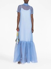 Haut Cou Femmes Pur Bleu
