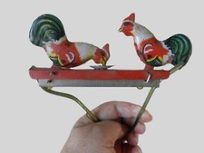 JOUET ANCIEN ANIMÉ « POULES