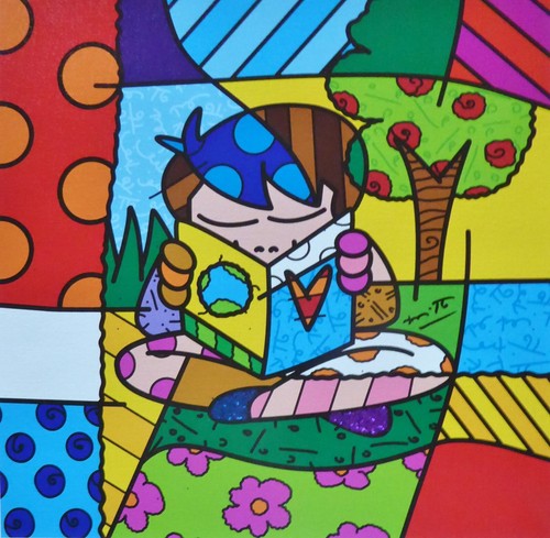 Romero britto mon voyage amour - britto,