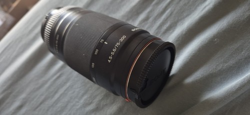 Objectif sony 6 75 300 - sony, 4.5-5.6/75-300