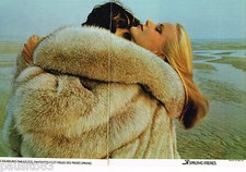 PUBLICITE ADVERTISING 065  1978  SPRUNG  FRERES   fourrures ( 2p)