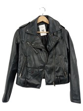  ZARA Veste Biker Simili Cuir