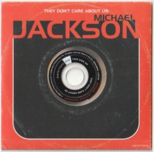 Michael Jackson THEY DON'T CARE VISIONARY CD + DVD Single Dual Disc DualDisc