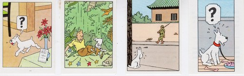 Tintin milou lot 4 - tintin,