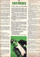 C1 Frederic DARD Sortie Secours 7 JOURS 1942 EO SWING ZAZOU Giroud SAN ANTONIO